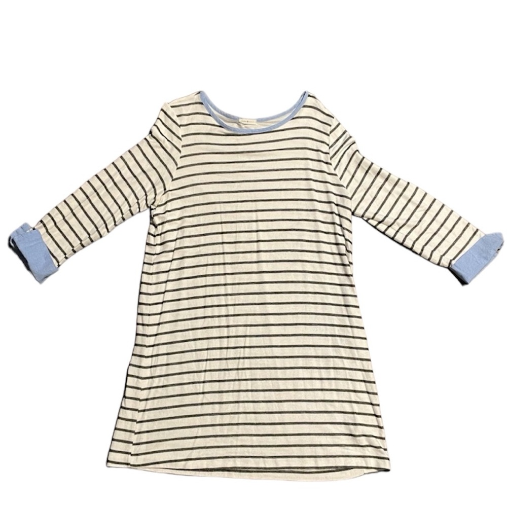 Striped Long Sleeve Dress.